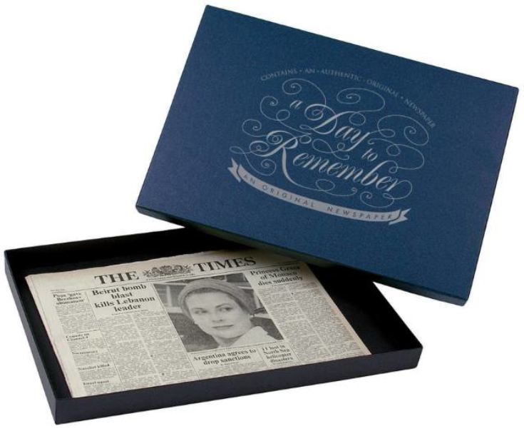30th Birthday Premium Gift Boxed Original Newspaper product image