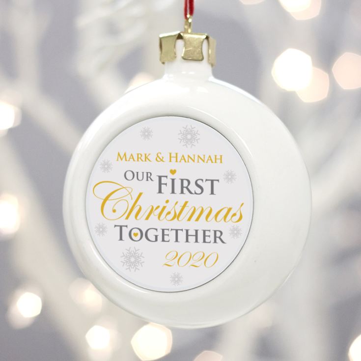 Our First Christmas Together Bauble product image