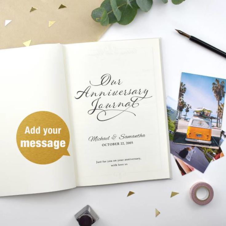 Our Anniversary Personalised Journal product image