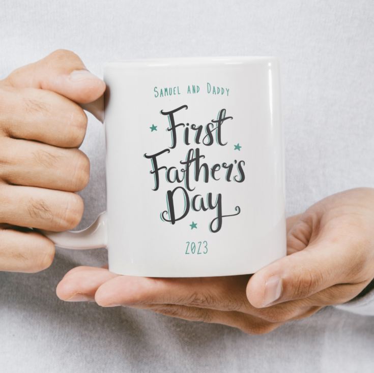 Personalised Our First Father's Day Mug product image