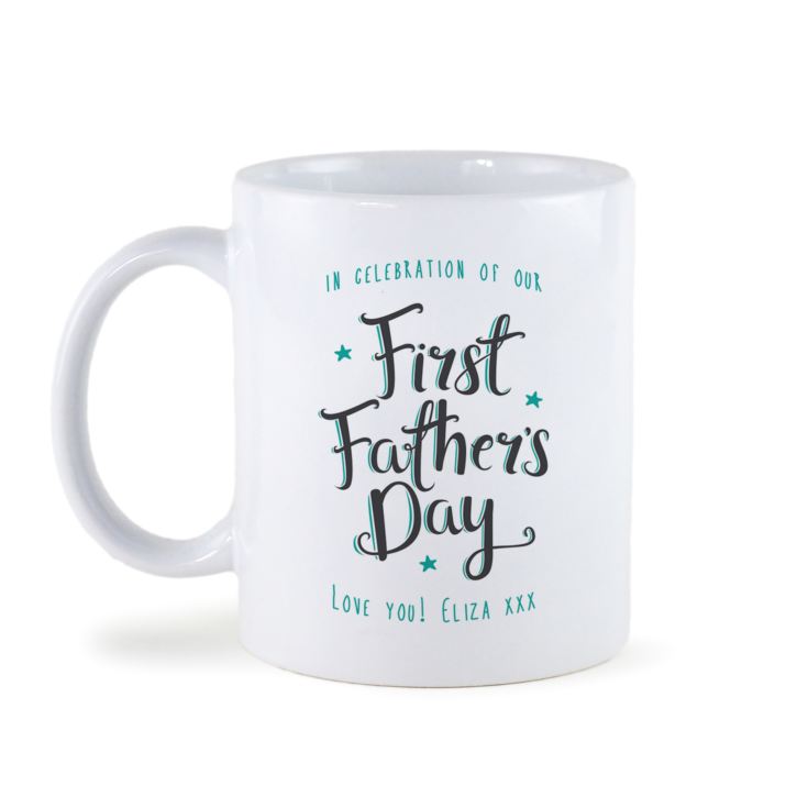 Personalized Our First Father's Day Together Mug