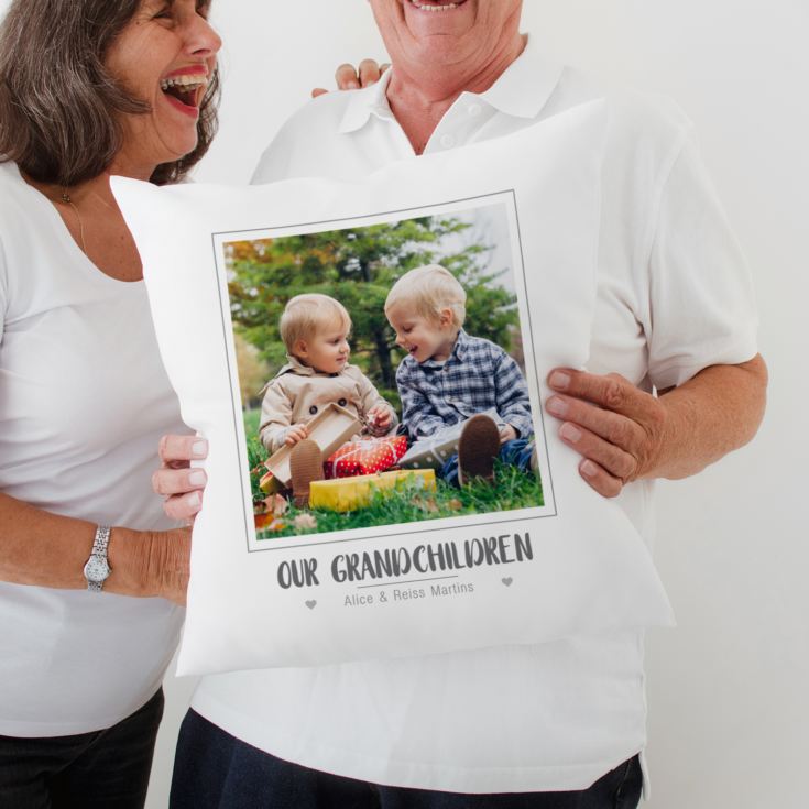 Personalised Grandchildren Photo Upload Cushion product image