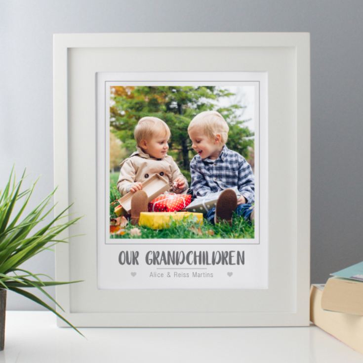 Personalised Our Grandchildren Photo Upload Framed Print product image