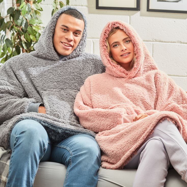 Oversized Snuggle Hoodie - Pink product image