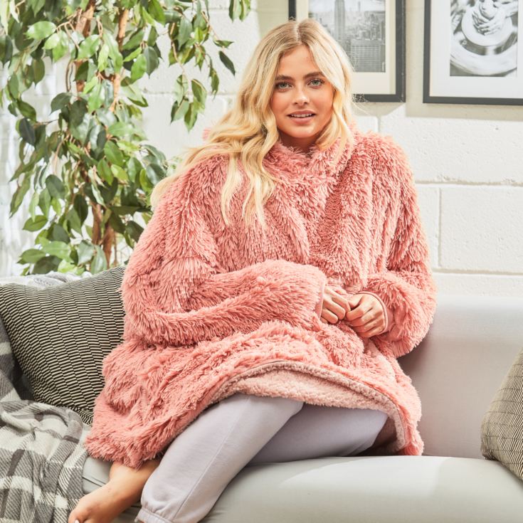 Oversized Snuggle Hoodie - Pink product image
