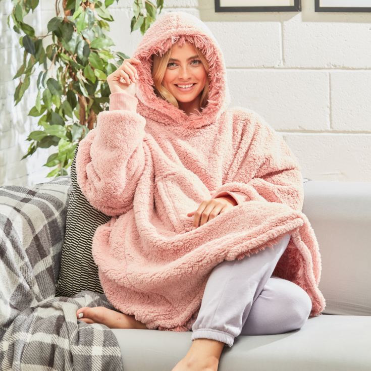 Oversized Snuggle Hoodie - Pink product image