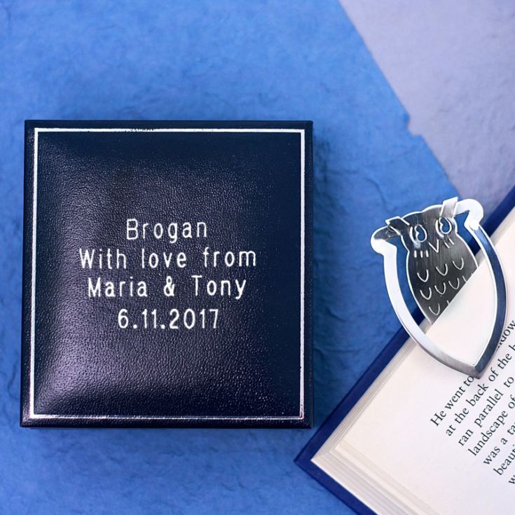 Owl Bookmark in Personalised Gift Box The Gift Experience