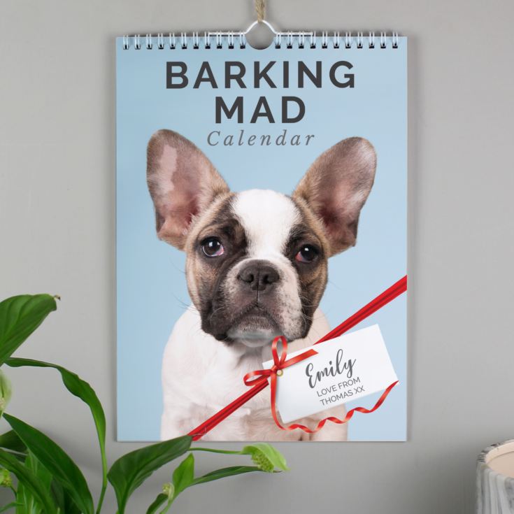 Personalised A4 Barking Mad Calendar product image