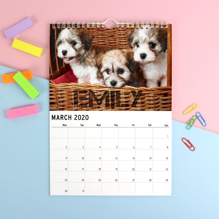 Personalised A4 Barking Mad Calendar product image