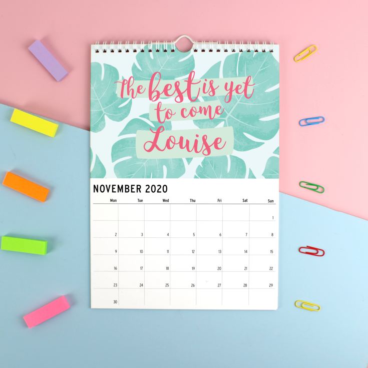 Personalised A4 Motivational Quotes Calendar product image