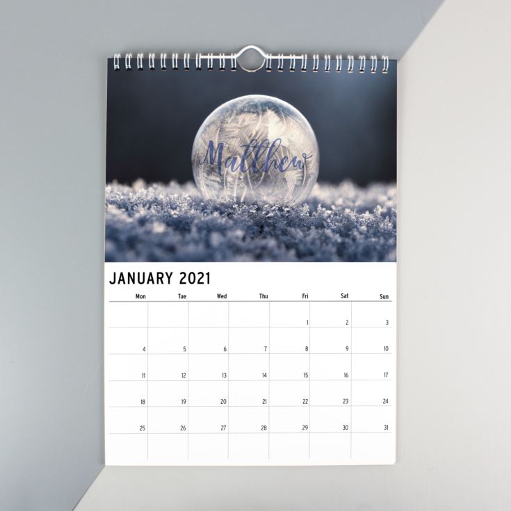 Personalised A4 Great Outdoors Calendar The Gift Experience