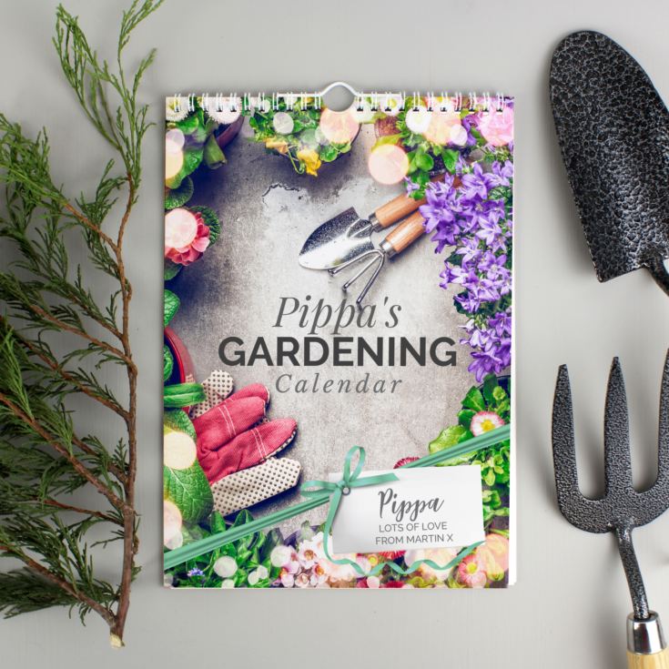 Personalised A4 Gardening Calendar product image