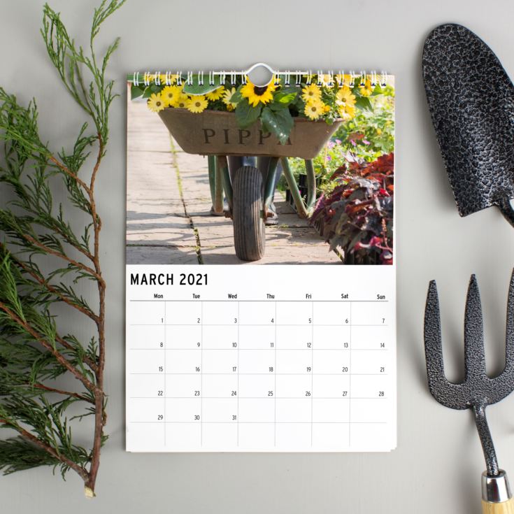 Personalised A4 Gardening Calendar product image