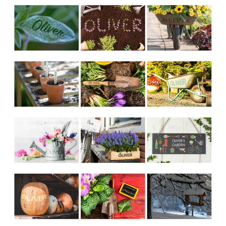 Personalised A4 Gardening Calendar product image