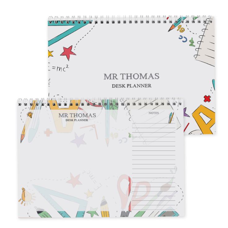 Personalised Teacher A4 Desk Planner product image