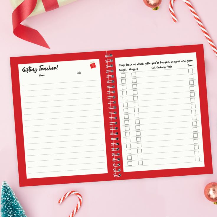 Personalised Christmas A5 Planner product image