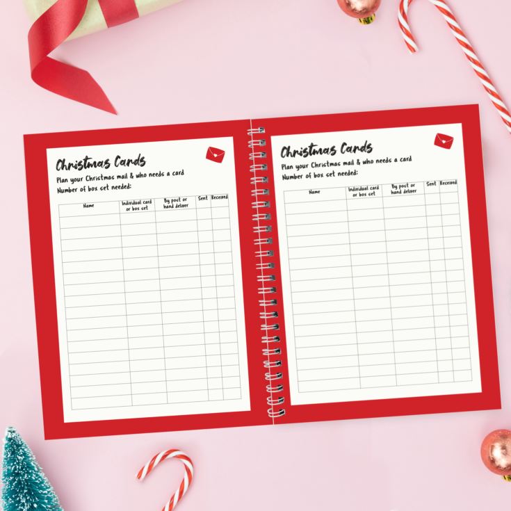 Personalised Christmas A5 Planner product image