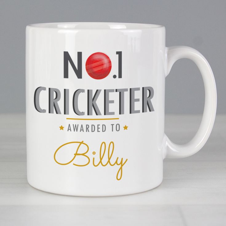 Personalised No.1 Cricketer Mug product image