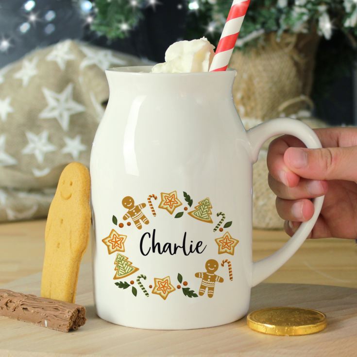 Personalised Christmas Milk Jug product image