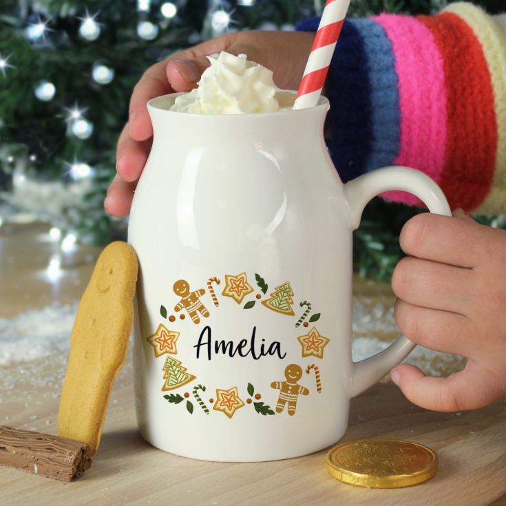 Personalised Christmas Milk Jug product image