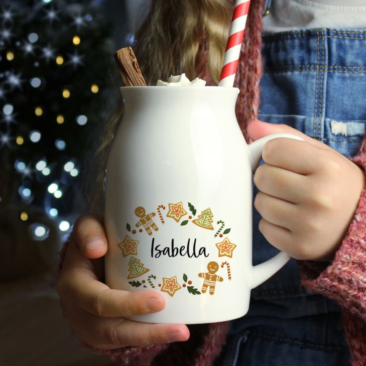 Personalised Christmas Milk Jug product image