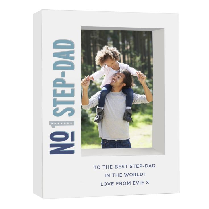 Personalised No.1 5x7 Box Photo Frame product image