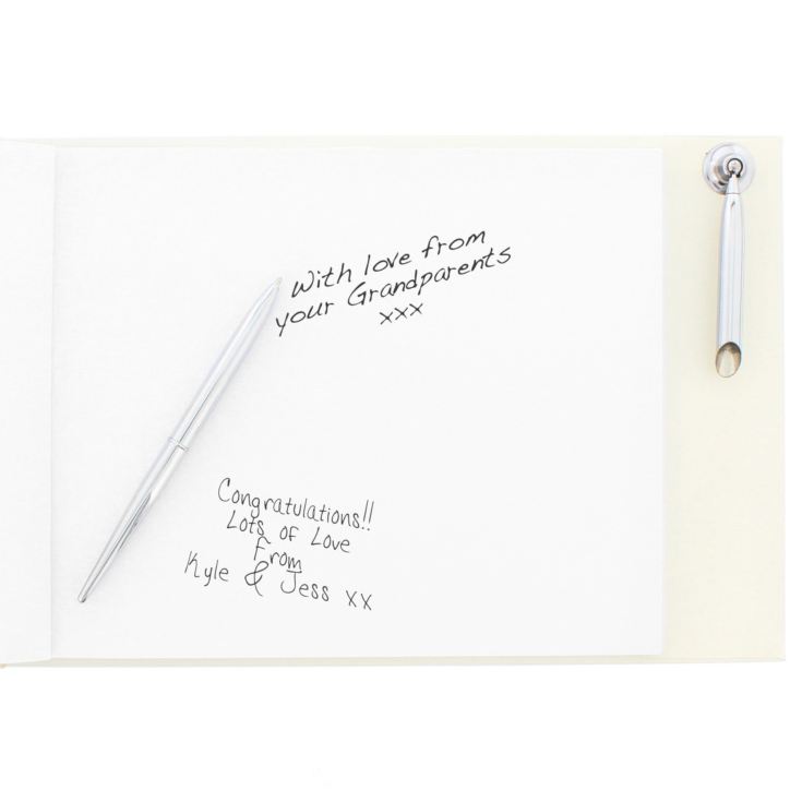 Personalised 50th Golden Anniversary Hardback Guest Book & Pen product image