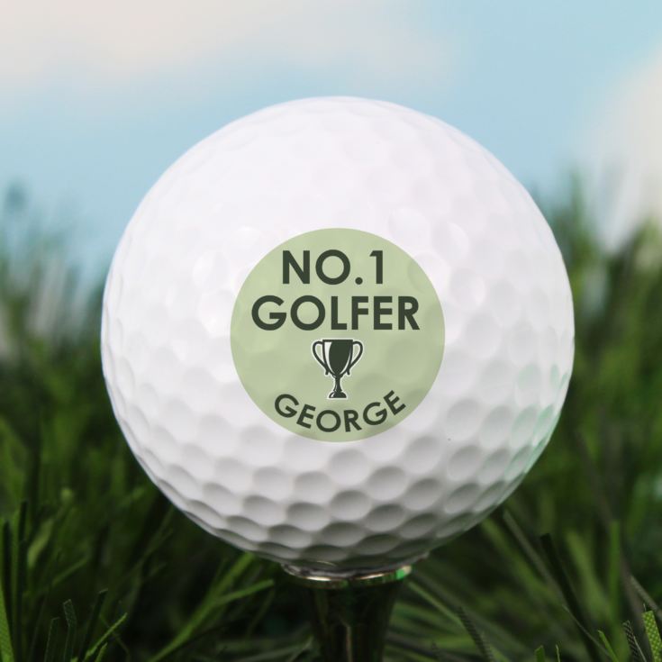 Personalised No.1 Golfer Golf Ball product image