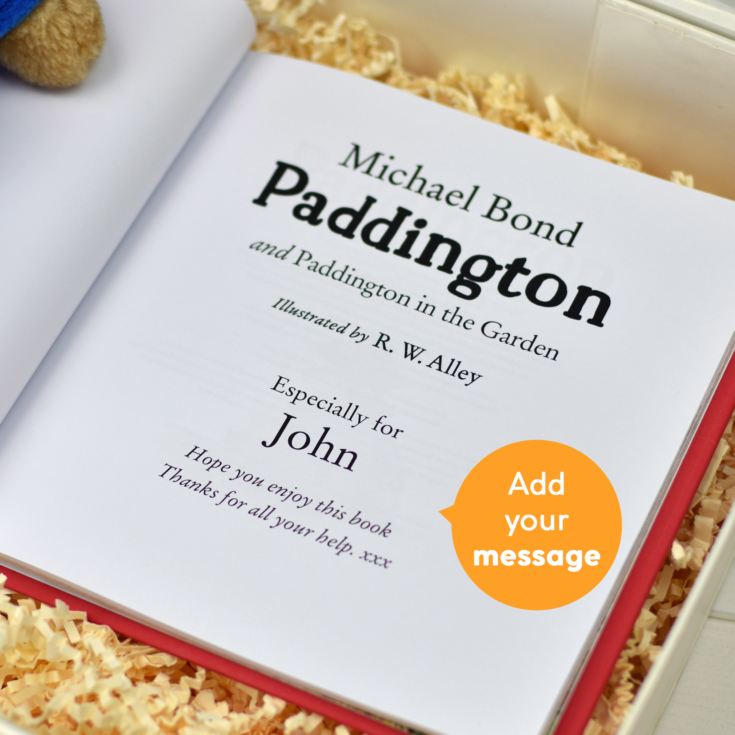 Personalised Paddington Bear Gift Set product image