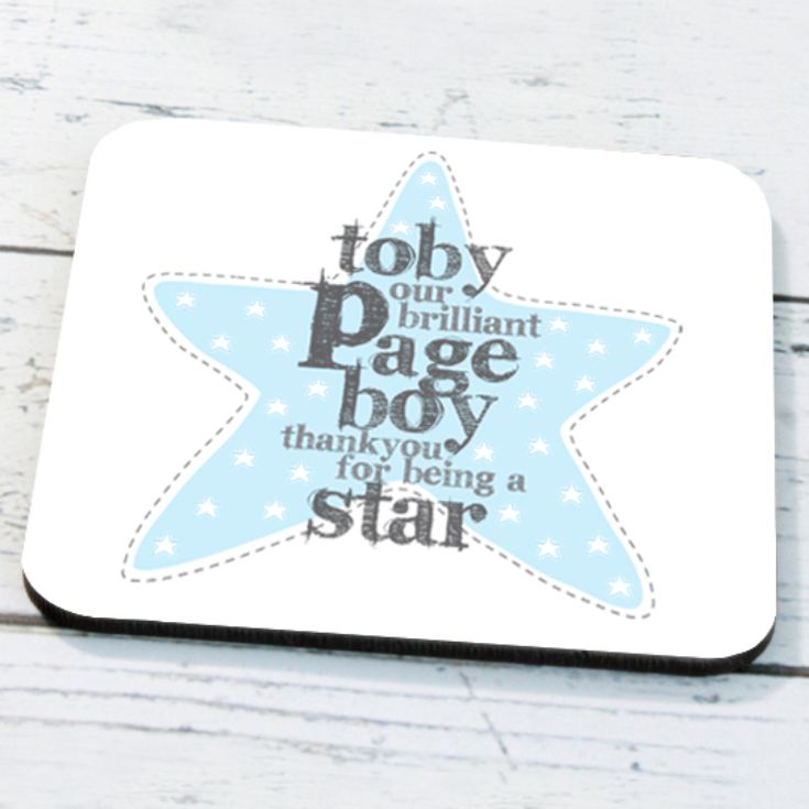 Personalised Page Boy Coaster product image