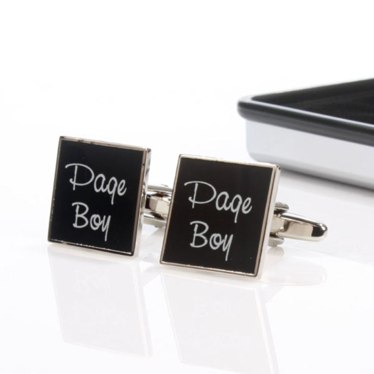 Wedding Party Cufflinks With Personalised Box product image