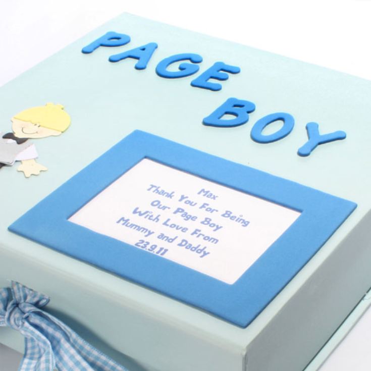 Personalised Page Boy Memory Box product image