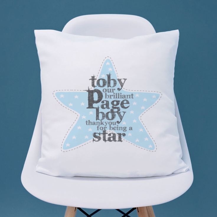 Personalised Page Boy Cushion product image