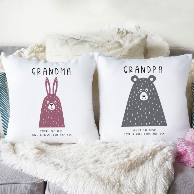 Personalised Pair Of Grandparents Cushions product image