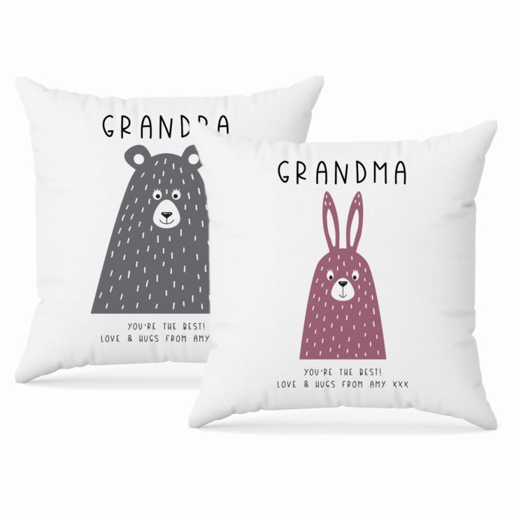 Personalised Pair Of Grandparents Cushions product image