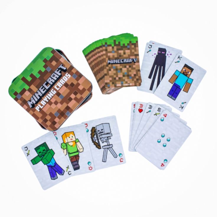 Minecraft Playing Cards with Storage Tin product image