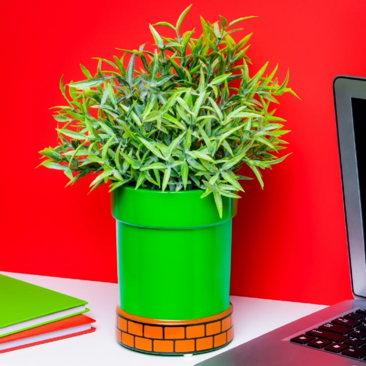Super Mario Pipe Plant and Pen Pot product image