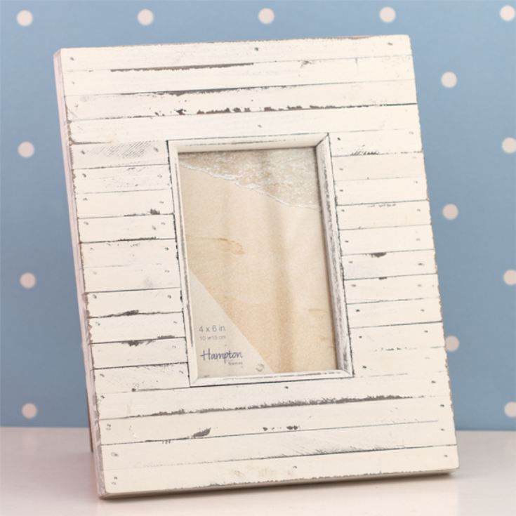 Paradise 4 x 6 Cream Wood Photo Frame product image