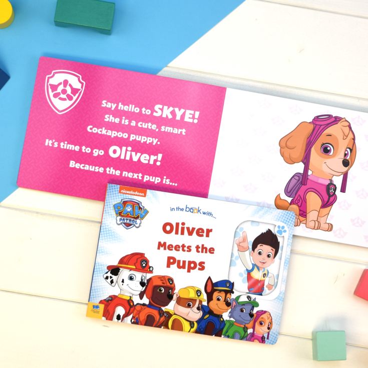 Personalised Paw Patrol Meet The Pups Board Book product image