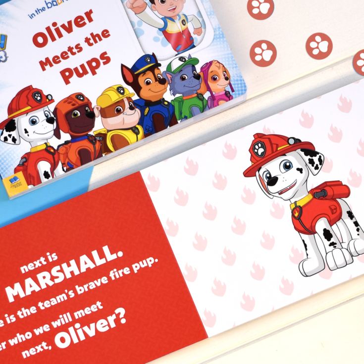 Personalised Paw Patrol Meet The Pups Board Book product image