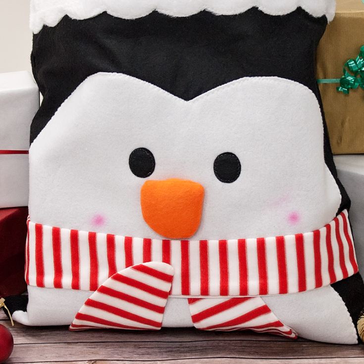 Personalised Luxury Penguin Santa Sack product image