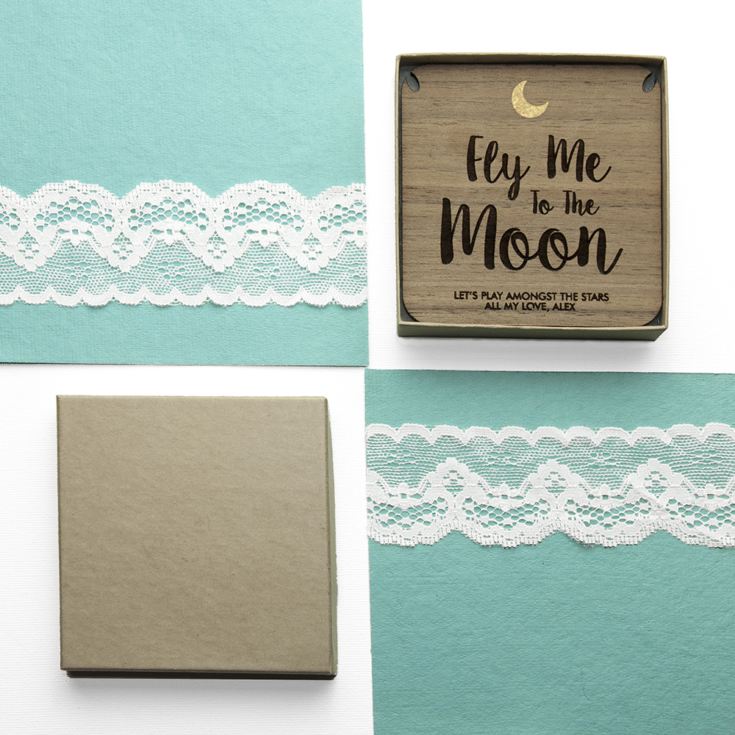 Personalised To The Moon Necklace & Keepsake product image