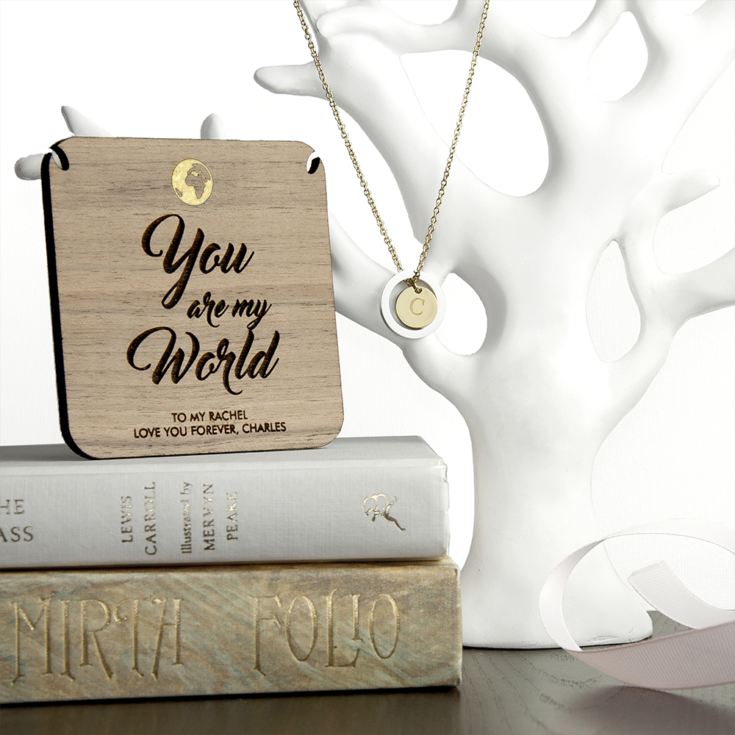 Personalised My World Necklace & Keepsake product image