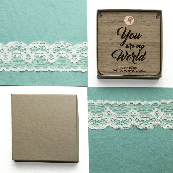 Personalised My World Necklace & Keepsake product image