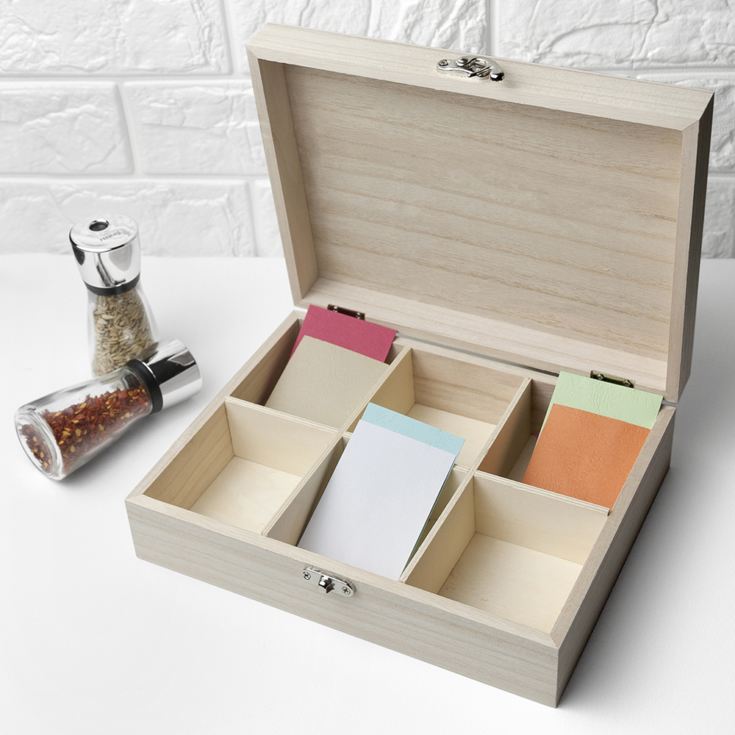 Personalised Geometric Recipe Box product image