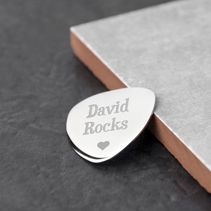 Personalised Romantic Plectrum product image