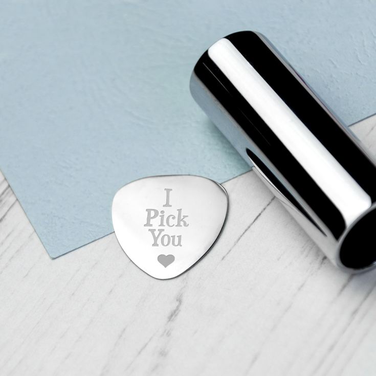 Personalised Romantic Plectrum product image