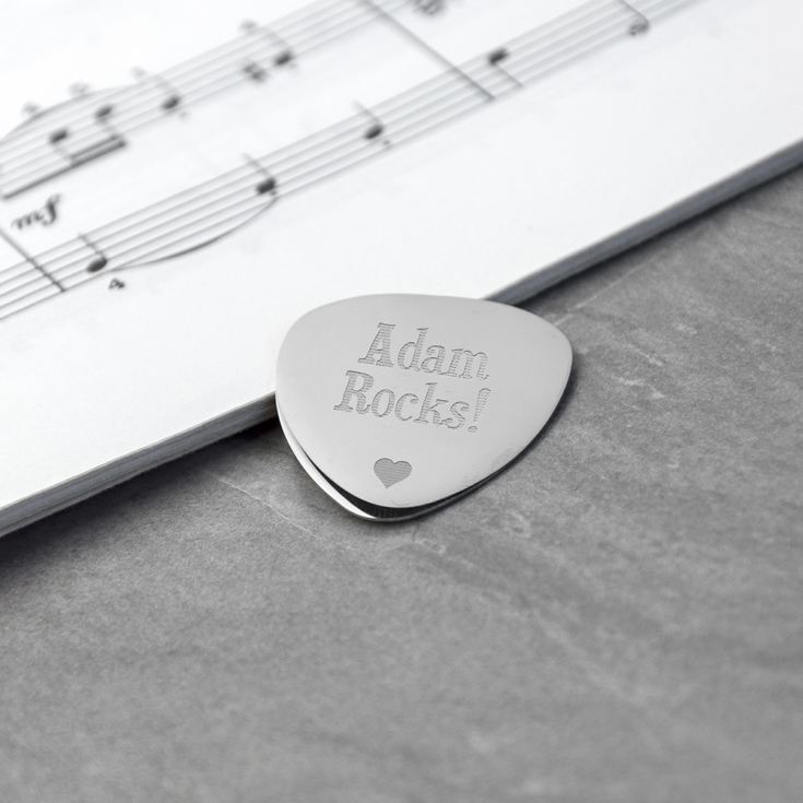 Personalised Romantic Plectrum product image