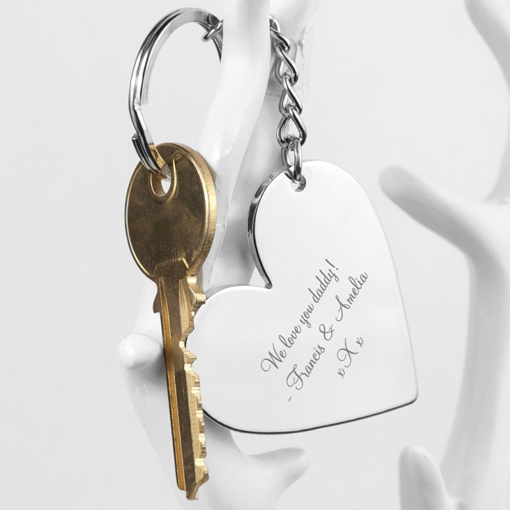 Personalised Heart Key Ring product image