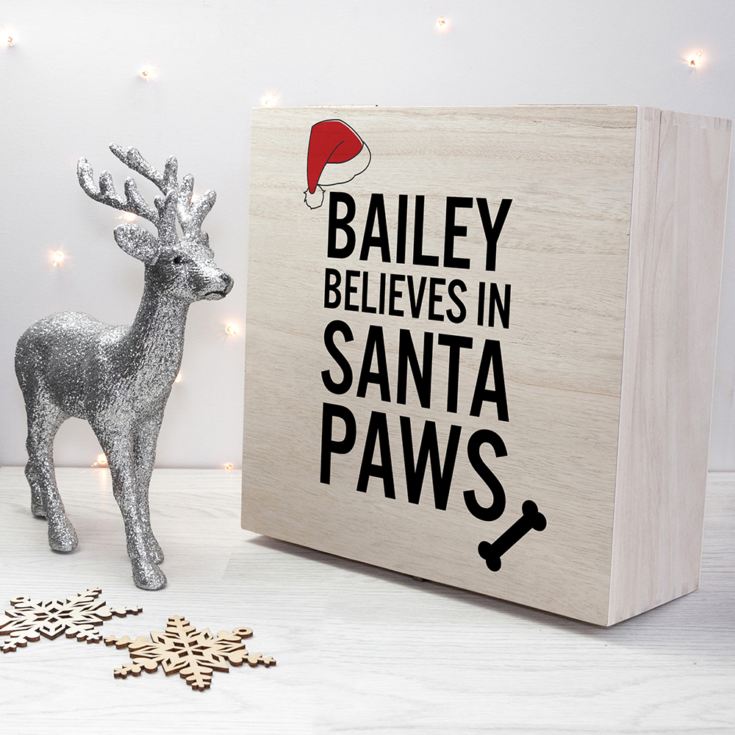 Personalised Pets Santa Paws Christmas Eve Box product image